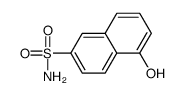 5-hydroxynaphthalene-2-sulfonamide Structure