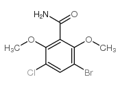 3-bromo-5-chloro-2,6-dimethoxybenzamide picture