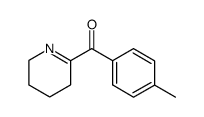 (3,4,5,6-tetrahydropyridin-2-yl)(p-tolyl)methanone结构式