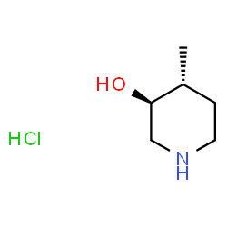 Trans-3-Hydroxy-4-Methylpiperidine Hydrochloride Structure