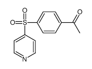 1-(4-pyridin-4-ylsulfonylphenyl)ethanone Structure