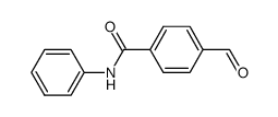 4-(phenylcarbamoyl)benzaldehyde Structure