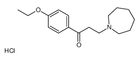3-(azepan-1-yl)-1-(4-ethoxyphenyl)propan-1-one,hydrochloride结构式