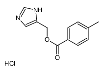 1H-imidazol-5-ylmethyl 4-methylbenzoate,hydrochloride Structure