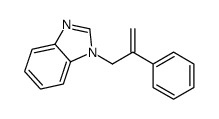 1-(2-phenylprop-2-enyl)benzimidazole Structure