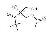 1-acetoxy-2,3-dihydroxy-2-pivaloylpropane Structure