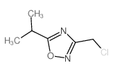 3-(CHLOROMETHYL)-5-(PROPAN-2-YL)-1,2,4-OXADIAZOLE结构式