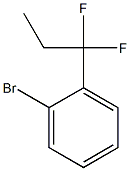 1-bromo-2-(1,1-difluoropropyl)- Benzene Structure