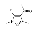 1H-Pyrazole-4-carbonyl fluoride, 5-fluoro-1,3-dimethyl- (9CI) Structure