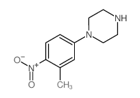 1-(3-Methyl-4-nitrophenyl)piperazine Structure