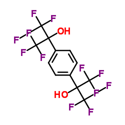 1,4-双(六氟-α-羟基异丙基)苯 水合物结构式