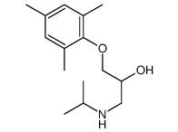 1-(Isopropylamino)-3-(mesityloxy)-2-propanol结构式