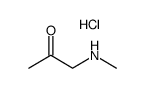 1-(Methylamino)Acetone Hydrochloride Structure