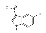 5-氯-6-硝基吲哚结构式