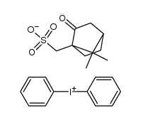Diphenyl iodonium salt with 7,7-dimethyl-2-oxobicyclo[2.2.1]heptane-1-methanesulfonic acid(1:1)结构式