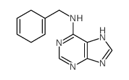 9H-Purin-6-amine,N-(1,4-cyclohexadien-1-ylmethyl)-结构式