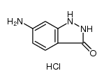 6-AMINO-1H-INDAZOL-3(2H)-ONE HYDROCHLORIDE Structure