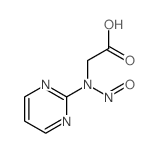 Acetic acid,2-(nitroso-2-pyrimidinylamino)- Structure