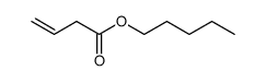 pentyl but-3-enoate Structure