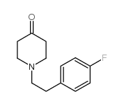 1-(4-FLUOROPHENETHYL)PIPERIDIN-4-ONE structure