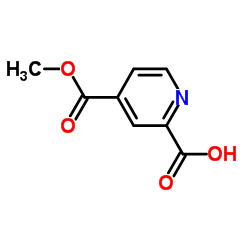 2,4-Pyridinecarboxylic acid, 4-methyl ester Structure