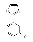 5-(3-溴苯基)-1,3-恶唑结构式