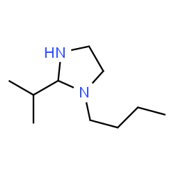 Imidazolidine, 1-butyl-2-(1-methylethyl)- (9CI) structure