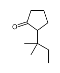 CYCLOPENTANONE, 2-(1,1-DIMETHYLPROPYL)- Structure