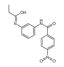 4-nitro-N-[3-(propanoylamino)phenyl]benzamide结构式