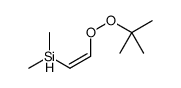 2-tert-butylperoxyethenyl(dimethyl)silane结构式