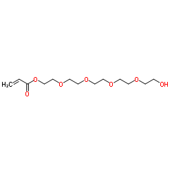 14-Hydroxy-3,6,9,12-tetraoxatetradec-1-yl acrylate结构式