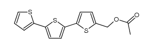 5-acetoxymethyl-2,2':5',2''-terthiophene结构式