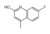 7-氟-2-羟基-4-甲基喹啉结构式