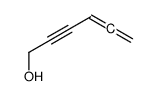 hexa-4,5-dien-2-yn-1-ol Structure