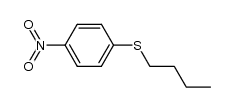 n-butyl(4-nitrophenyl) sulfane structure
