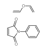 ethenoxyethene; 1-phenylpyrrole-2,5-dione structure