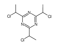 2,4,6-tris-(1-chloro-ethyl)-[1,3,5]triazine Structure