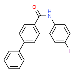 N-(4-Iodophenyl)-4-biphenylcarboxamide structure