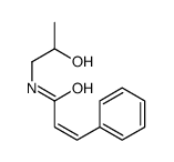 N-(2-Hydroxypropyl)-3-phenylpropenamide结构式