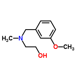 2-[(3-Methoxybenzyl)(methyl)amino]ethanol Structure