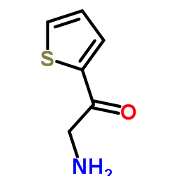 2-AMINO-1-THIOPHEN-2-YL-ETHANONE结构式