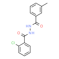2-Chloro-N'-(3-methylbenzoyl)benzohydrazide结构式