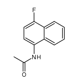N-(4-fluoro-[1]naphthyl)-acetamide结构式