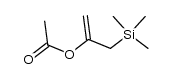 3-(trimethylsilyl)prop-1-en-2-yl acetate Structure