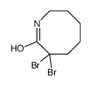 3,3-dibromoazocan-2-one Structure