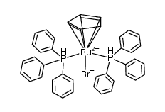 CpRu(Br)(PPh3)2结构式