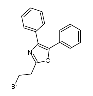 2-(2-bromo-ethyl)-4,5-diphenyl-oxazole结构式