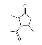3-Pyrazolidinone,1-acetyl-2,5-dimethyl- Structure