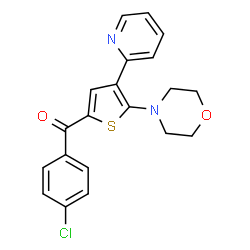 (4-CHLOROPHENYL)[5-MORPHOLINO-4-(2-PYRIDINYL)-2-THIENYL]METHANONE picture