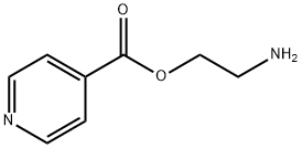 4-Pyridinecarboxylic acid, 2-aminoethyl ester Structure